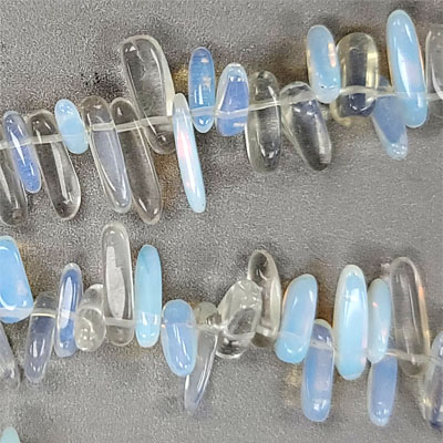 OPAL GLASS TUMBLED SMOOTH BRANCH